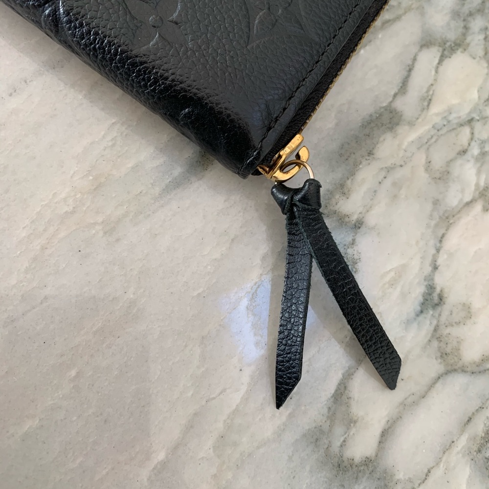 Sold Louis Vuitton Empreinte Noir Clemence wallet - Picture 6 of 14